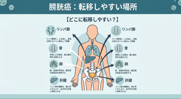 膀胱癌はどこに転移しやすい？注意すべき初期症状と予防策
